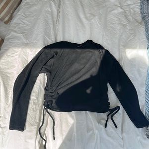 Zara top with string detailing